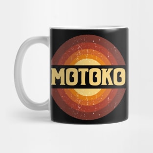 Vintage Proud Name Motoko Anime Gifts Circle Mug